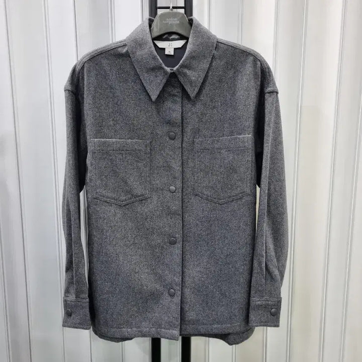 [BUNJANG] JBY Wool Blend Shirt Jacket Gray / JBY 울 혼방 셔츠 자켓 그레이