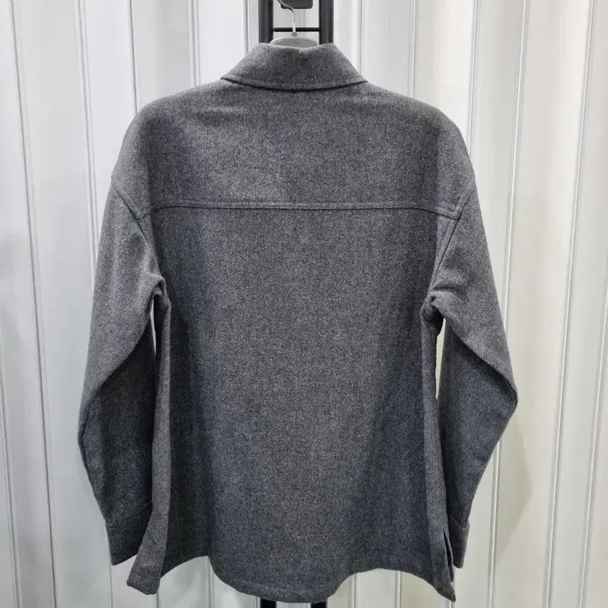 [BUNJANG] JBY Wool Blend Shirt Jacket Gray / JBY 울 혼방 셔츠 자켓 그레이