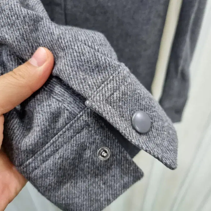 [BUNJANG] JBY Wool Blend Shirt Jacket Gray / JBY 울 혼방 셔츠 자켓 그레이