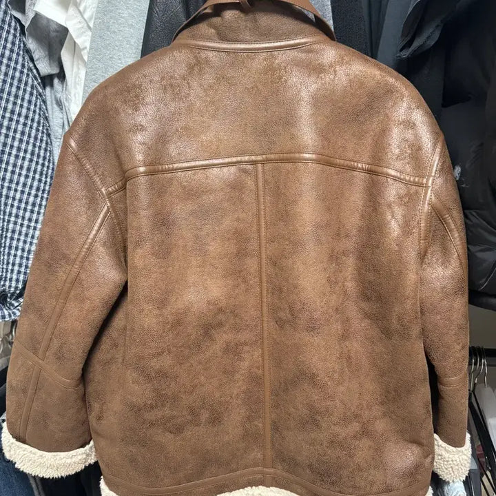 [BUNJANG] Loeuvre Reversible Shearling Mustang Jacket / 루에브르 리버시블 시어링 무스탕