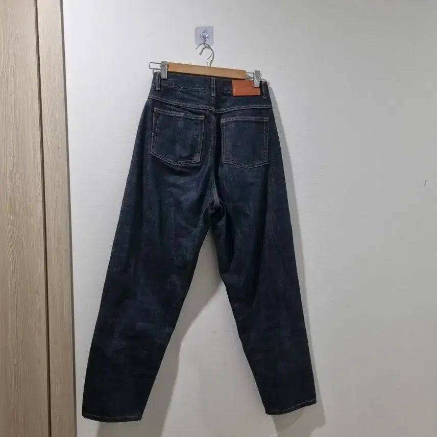 [BUNJANG] Moondal Dark Denim Wide Pants / 문달 다크 데님 와이드 팬츠