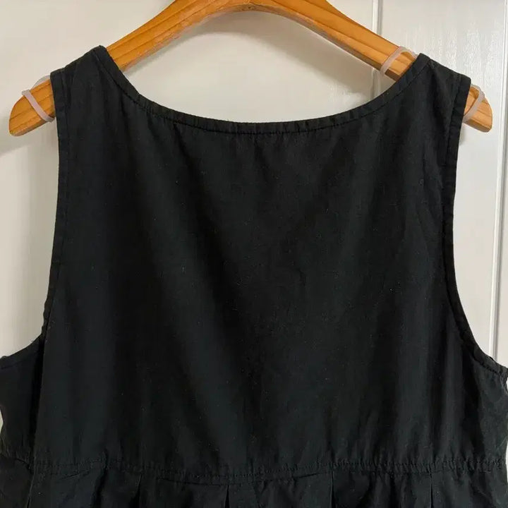 [BUNJANG] Vintage Black Sleeveless Long Flare Dress / (일본 수입 빈티지)블랙 나시 원피스 롱 플레어 기본 M