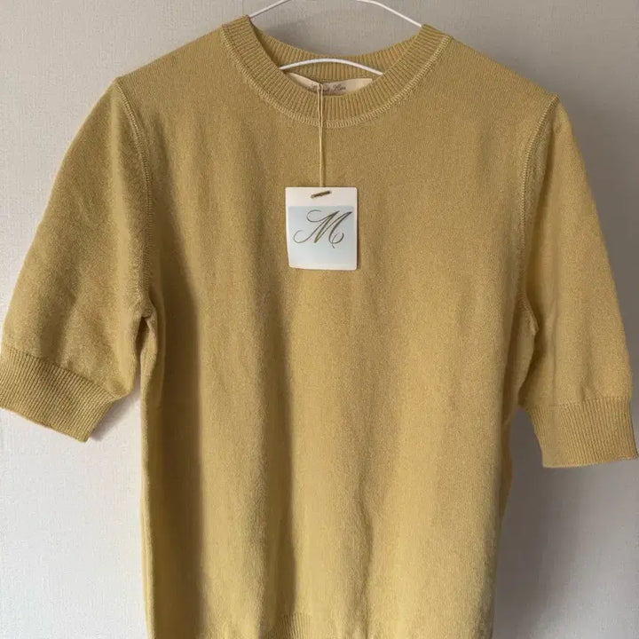 [BUNJANG] MarediMari Cashmere 100% Short Sleeve Knit / 마레디마리 캐시미어 100% 반팔 니트