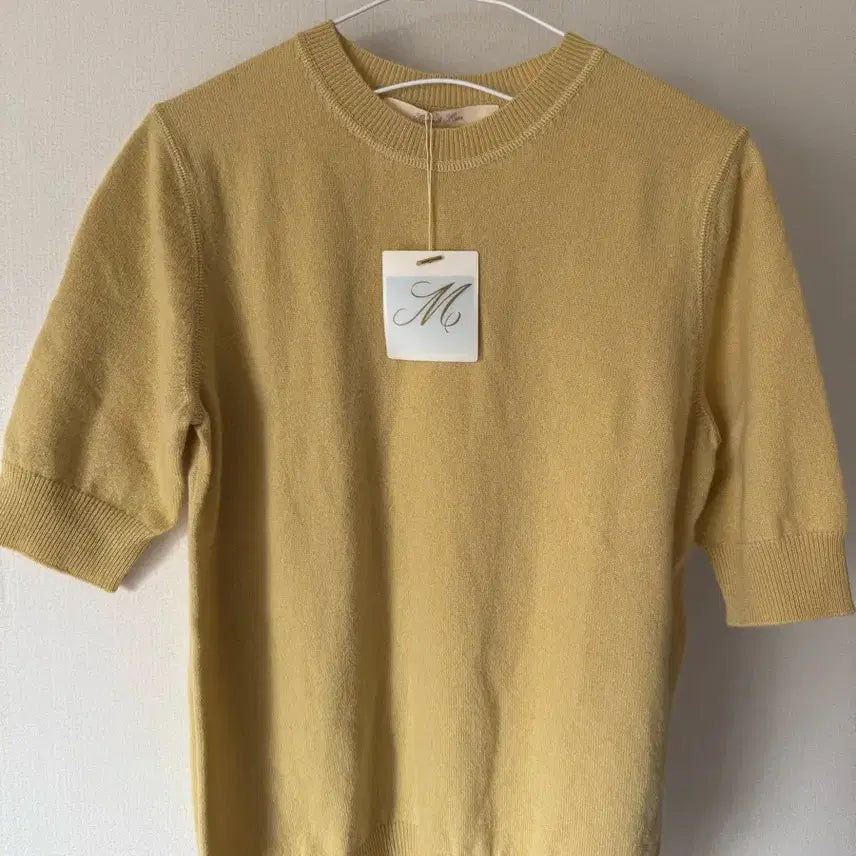 [BUNJANG] MarediMari Cashmere 100% Short Sleeve Knit / 마레디마리 캐시미어 100% 반팔 니트