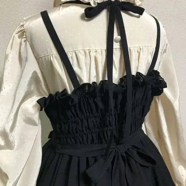 [BUNJANG] Physical Drop Shirring Tiered JSK / 피지컬드롭 셔링 티어드 JSK