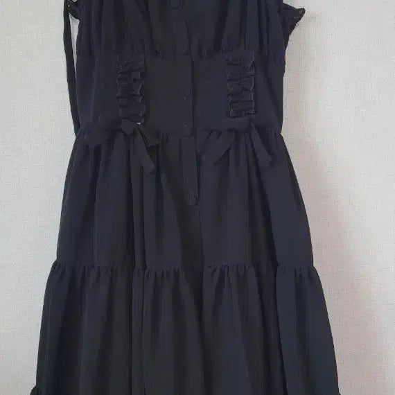 [BUNJANG] Physical Drop Shirring Tiered JSK / 피지컬드롭 셔링 티어드 JSK