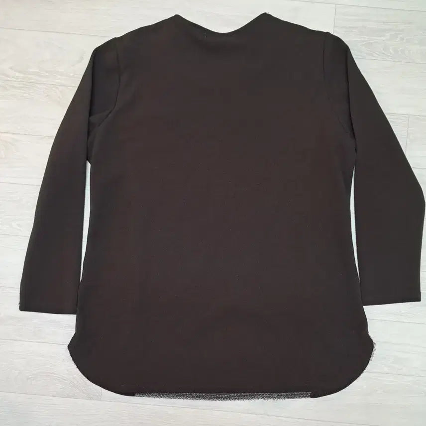 [BUNJANG] Colorblock Knit T-Shirt / 우비강 배색 니트 티