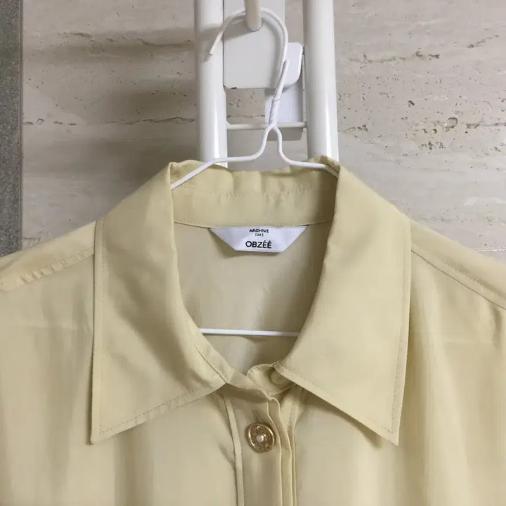 [BUNJANG] OBZEE Satin Blouse / OBZEE 오브제 22 새틴 블라우스 44