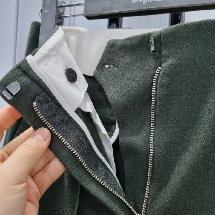 [BUNJANG] System Wool Wide Pants / 시스템 모직 와이드 팬츠 호칭61-90