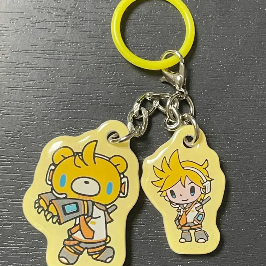 [BUNJANG] Vocaloid Kagamine Len Gloomy Bear Gacha Keyring / 보컬로이드 카가미네 렌 글루미베어 가챠 키링