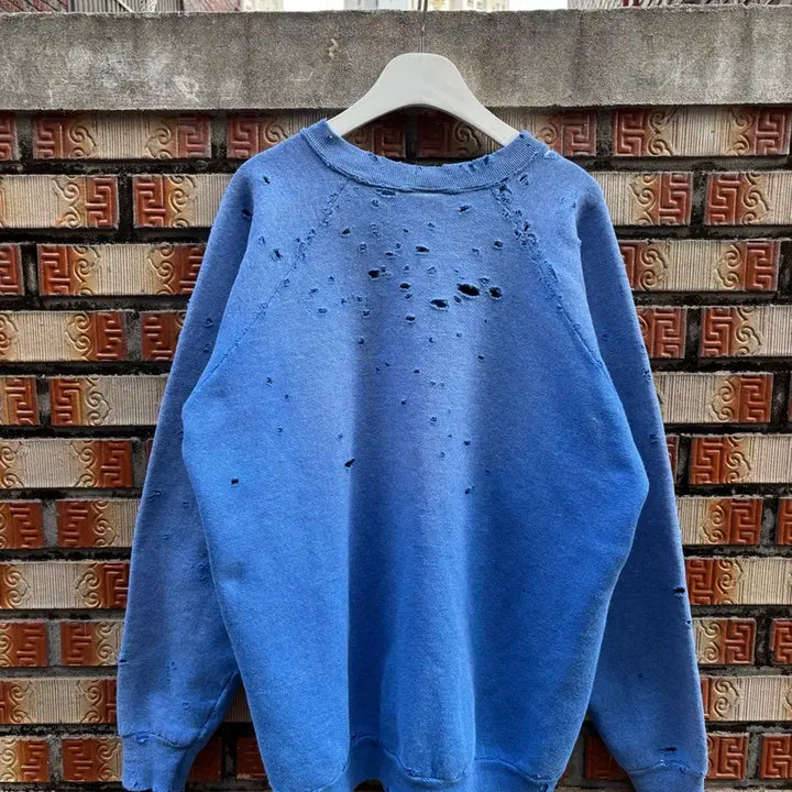 [SOLD OUT] 90s 디스트레스드 빈티지 스웻 셔츠XL(fruit of the loom