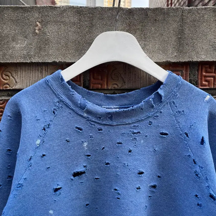 [SOLD OUT] 90s 디스트레스드 빈티지 스웻 셔츠XL(fruit of the loom