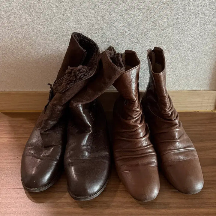 [SOLD OUT] 가죽 앵클부츠(GEOX / MANAS) 일괄 (230mm)