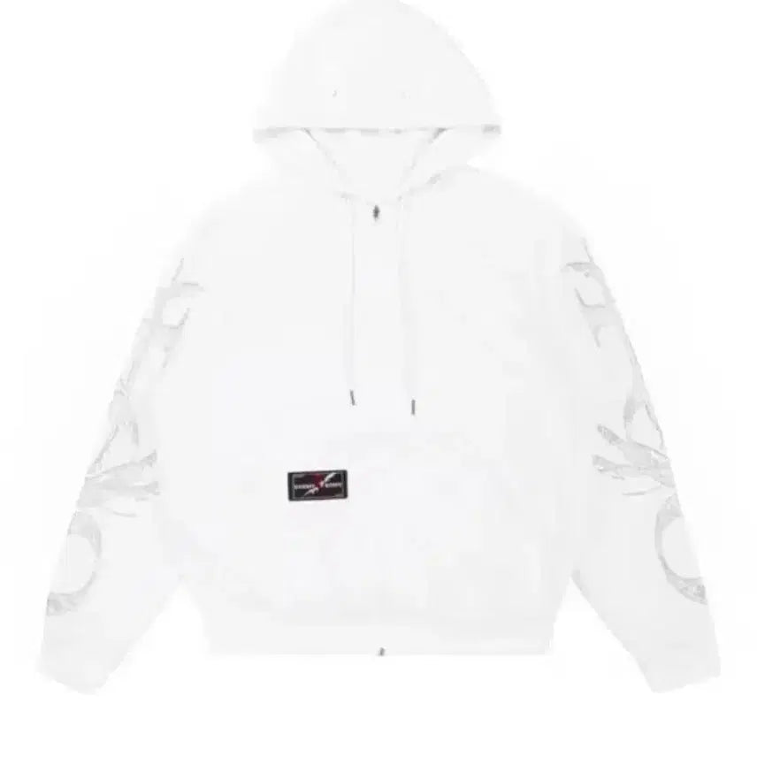 [SOLD OUT] 604서비스 리버시블 스포티 후드집업 화이트