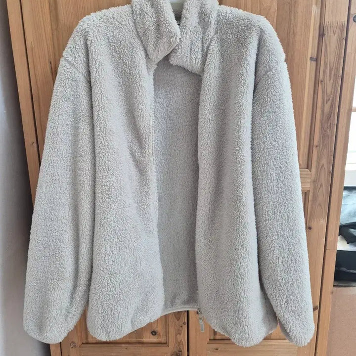[BUNJANG] Uniqlo Fluffy Yarn Fleece Ivory XL / 유니클로 플러피얀 후리스 [ 아이보리 / XL사이즈 ]