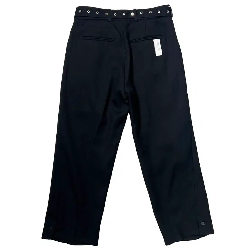 [BUNJANG] H&M Rokh Belted Wool Pants / h&m rokh 벨티드 울 팬츠 블랙 (46)