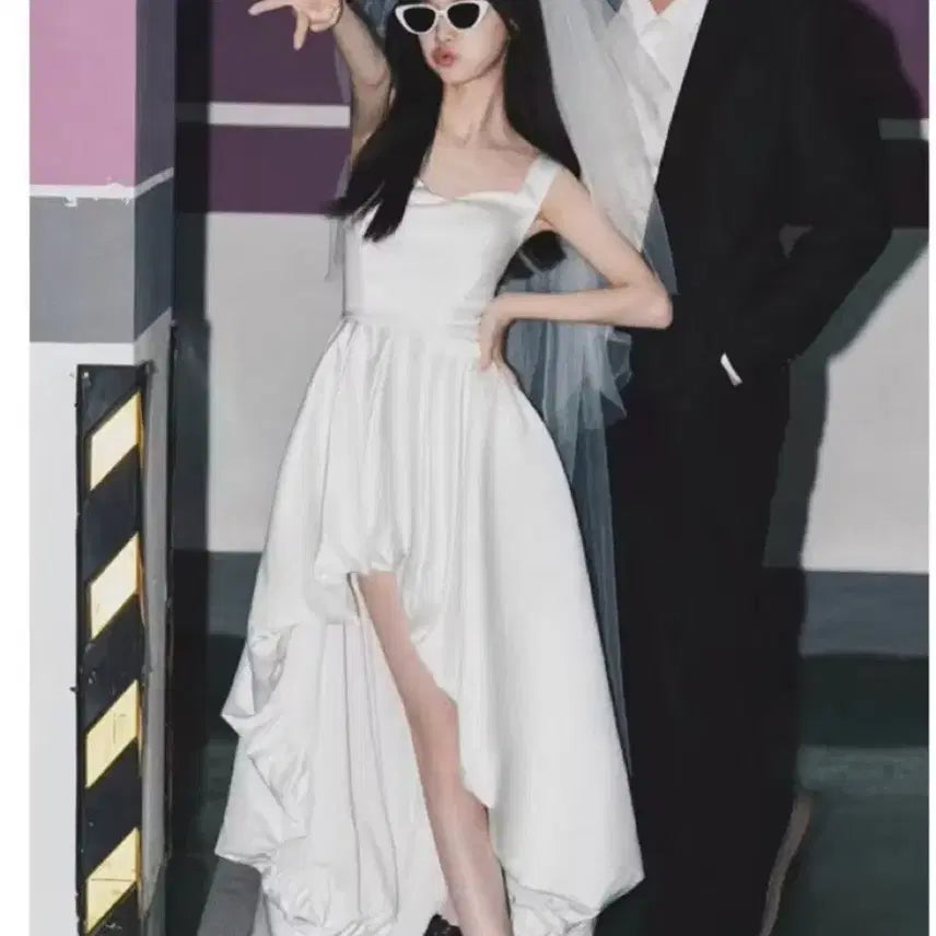 [BUNJANG] Self-Wedding Dress Rental / 셀프웨딩드레스 2부 피로연 졸업사진 연주회 돌맘 블랙 화이트 유색