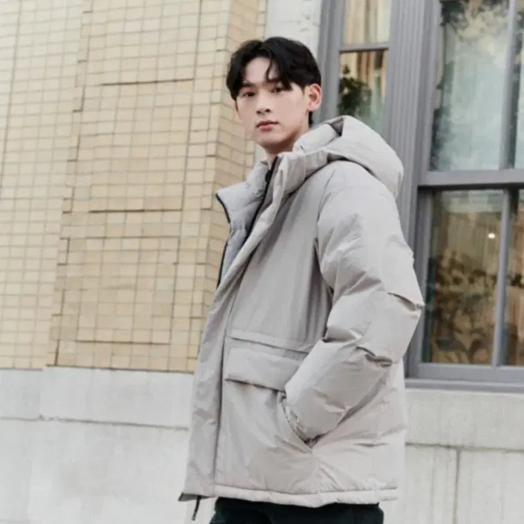[BUNJANG] K2 Heavy Gore-Tex Goose Down Jacket (Sand Beige, Size 105) / K2 헤비고어택스 구스다운자켓 썬에어 105 새상품