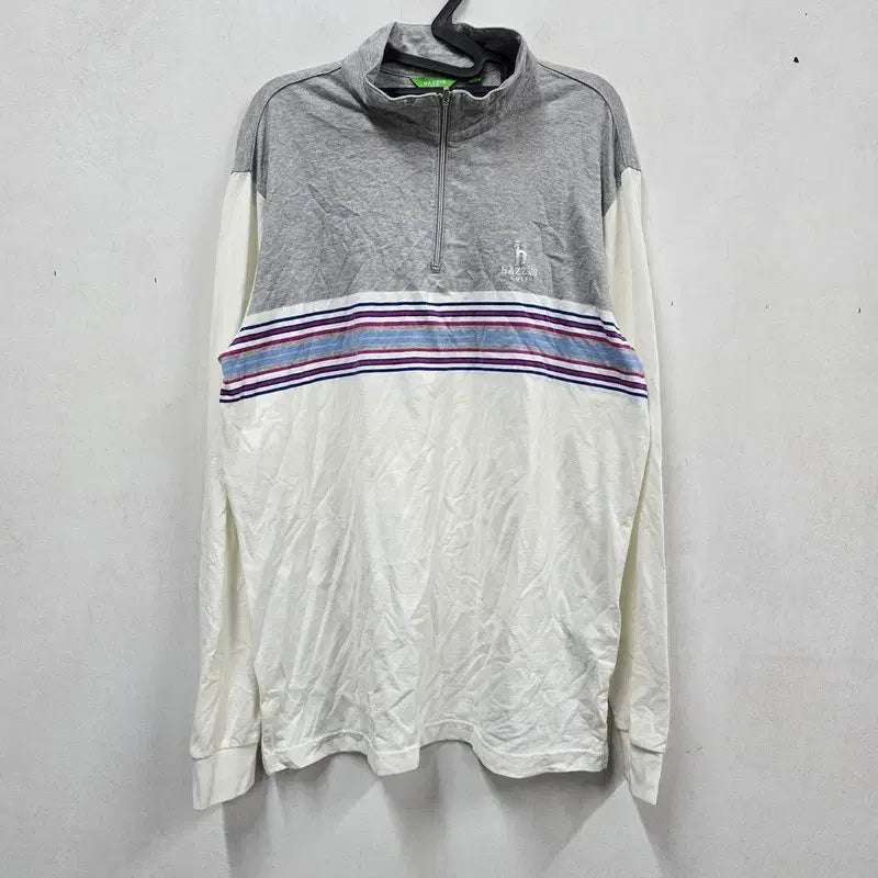 [SOLD OUT] [정품/105] 헤지스 남성 반집업 긴팔 티    EE