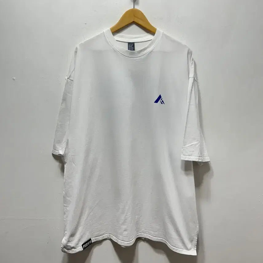 [SOLD OUT] 피지코 화이트 반팔 티셔츠 로고 프린팅 2XL