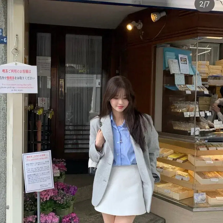 [BUNJANG] Modo Skirt Pants (SS ver.) White, Size S / 모도(modo)스커트팬츠 화이트 S사이즈