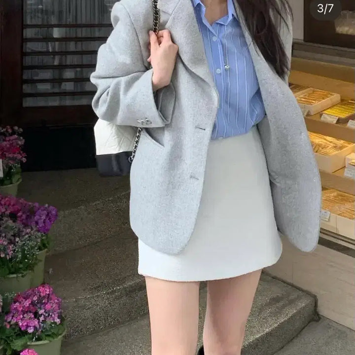 [BUNJANG] Modo Skirt Pants (SS ver.) White, Size S / 모도(modo)스커트팬츠 화이트 S사이즈