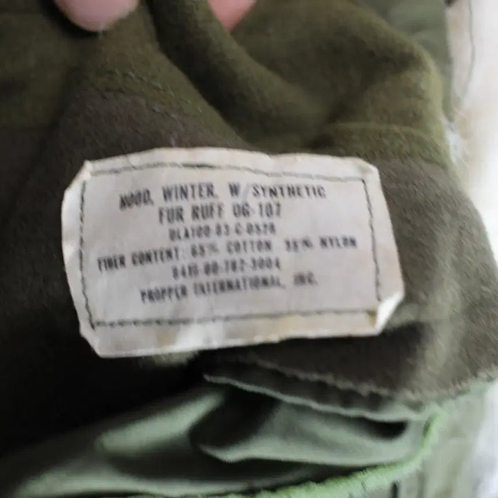 [BUNJANG] US Army M65 Fishtail Parka Outer XS Inner Medium / 미군 M65 피쉬테일 파카 외피 XS 내피 미디움