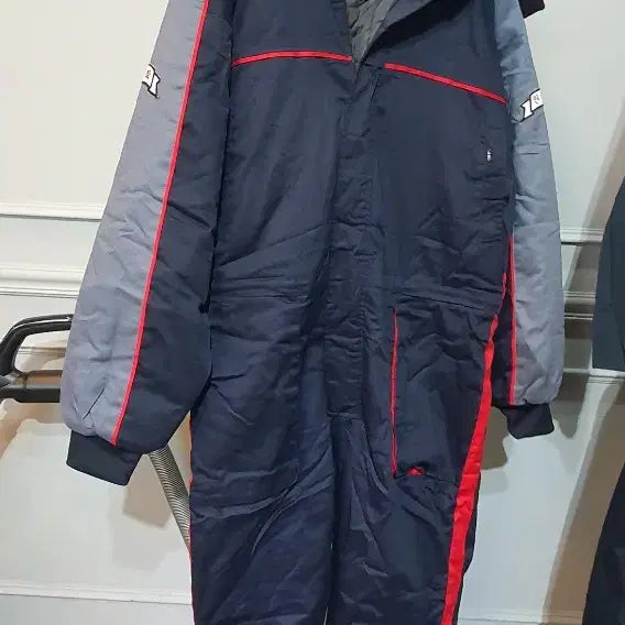 [BUNJANG] T.BUC Navy/Gray Jumpsuit / T.BUC 방한 작업복 점프수트 네이비/회색