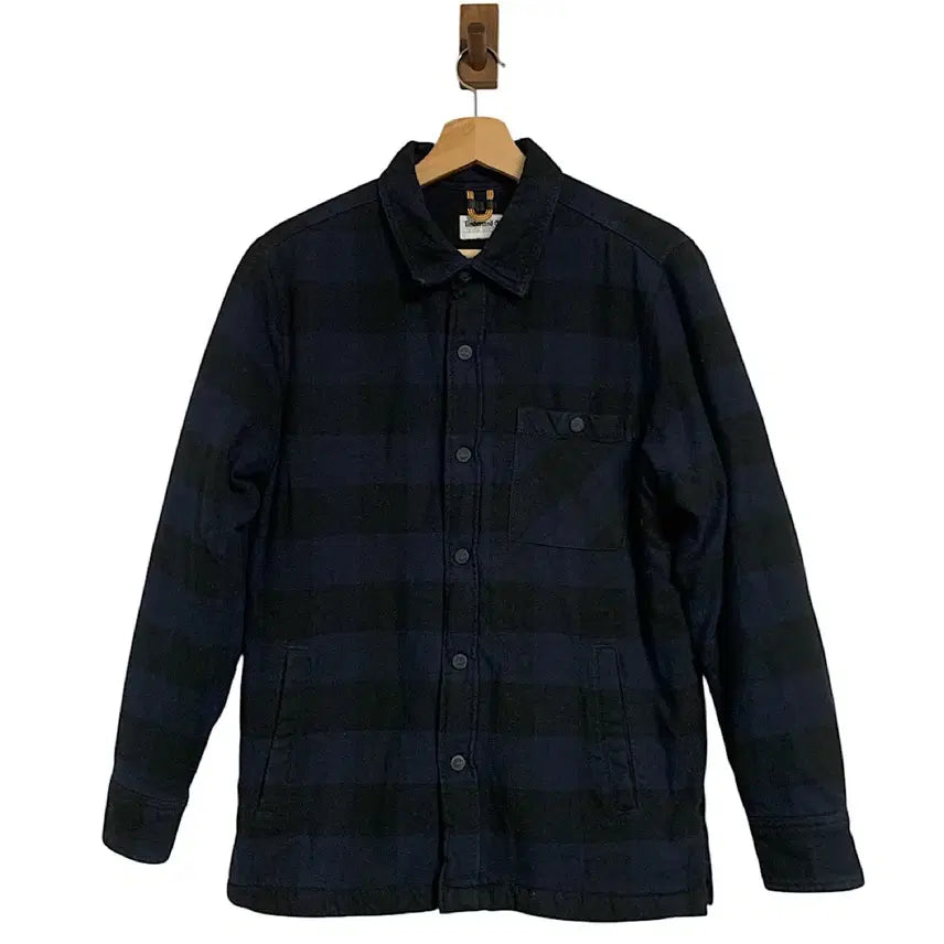 [BUNJANG] Timberland Checkered Shirt Jacket / 팀버랜드 양털라이닝 체크셔츠 자켓 M