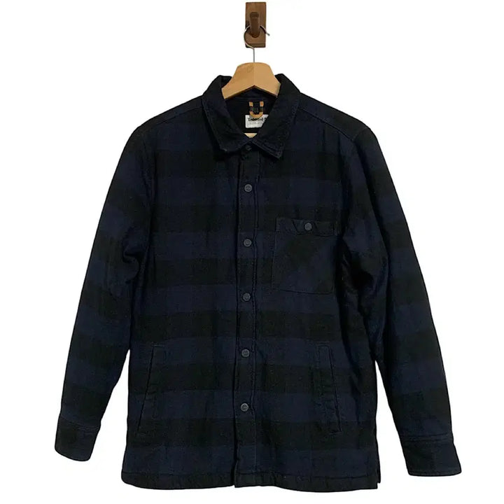 [BUNJANG] Timberland Checkered Shirt Jacket / 팀버랜드 양털라이닝 체크셔츠 자켓 M