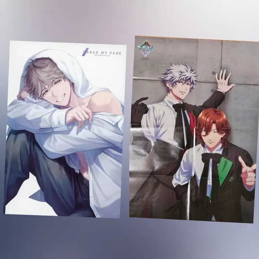 [BUNJANG] A1 Double-Sided Poster: Break My Case (Akane Hoshi) / Utapri (Ranmaru Kurosaki, Reiji Morikubo) / a1대형포스터 /BREAK MY CASE 브레마이 아케호시 + 우타프리