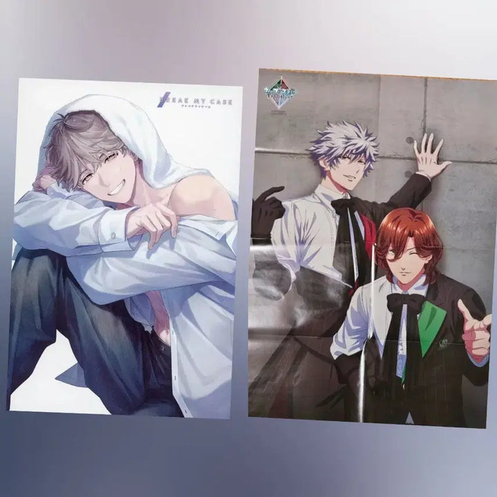 [BUNJANG] A1 Double-Sided Poster: Break My Case (Akane Hoshi) / Utapri (Ranmaru Kurosaki, Reiji Morikubo) / a1대형포스터 /BREAK MY CASE 브레마이 아케호시 + 우타프리