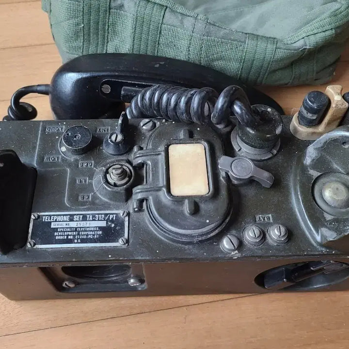 [BUNJANG] US Military TA-312/PT Field Telephone / 미군 TA-312/PT 야전 통신기 일명 딸딸이
