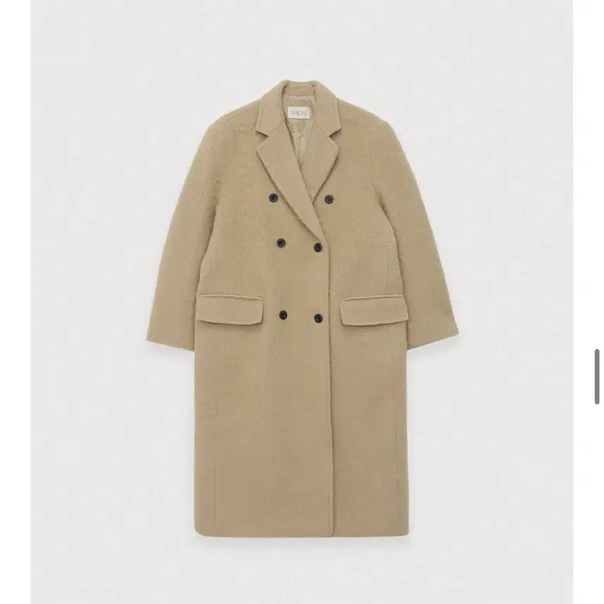 [BUNJANG] Poeto Alpaca Double Coat / 포에토 알파카 더블 코트