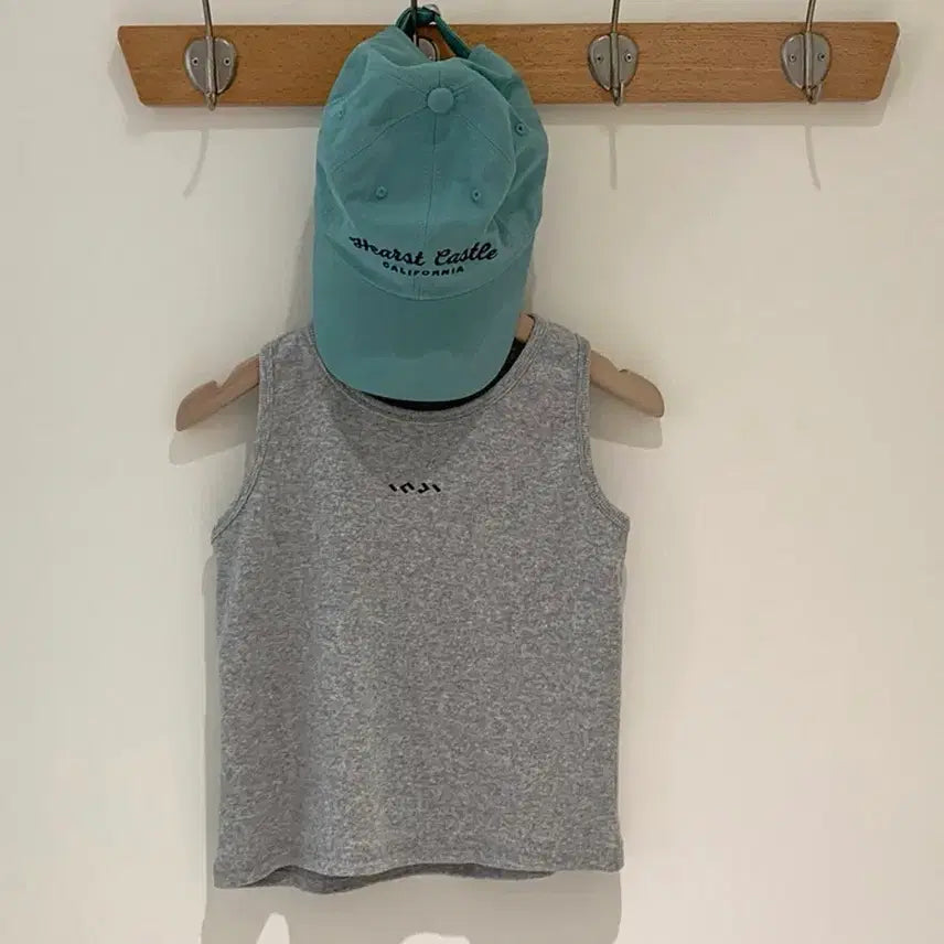 [BUNJANG] Inji Active Ribbed Crop Top (Gray) / 인지액티브 리브드 크롭 티 (그레이)
