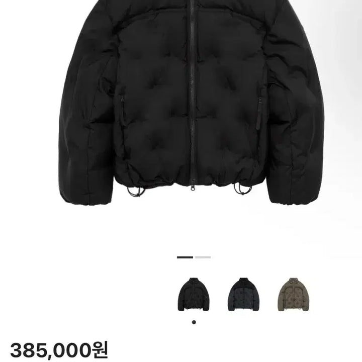 [BUNJANG] Polytheru Embossed Puffer Black / 3( 폴리테루 엠보 푸퍼 블랙