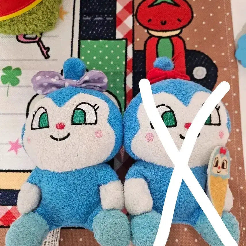 [BUNJANG] Anpanman Rattle Plush Toy / 호빵맨 딸랑이 인형 판매합니다