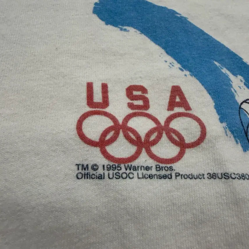 [BUNJANG] Hanes Warner Bros. Volleyball Vintage T-shirt / 90s Vintage Hanes Heavyweight Tshirt
