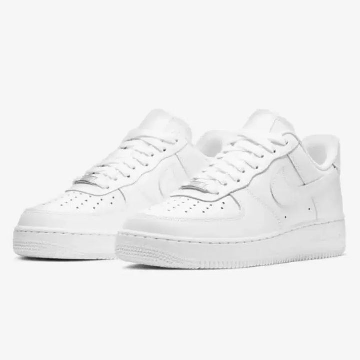 [BUNJANG] Nike Air Force 1 White Sneakers 250 / 나이키 에어포스1 올백 흰색 운동화 250