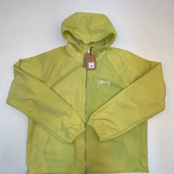 [BUNJANG] Stussy Wave Dye Beach Shell Jacket Lime XXL / 스투시 웨이브 다이 비치 쉘 자켓 라임 XXL (2XL) 사이즈 판매