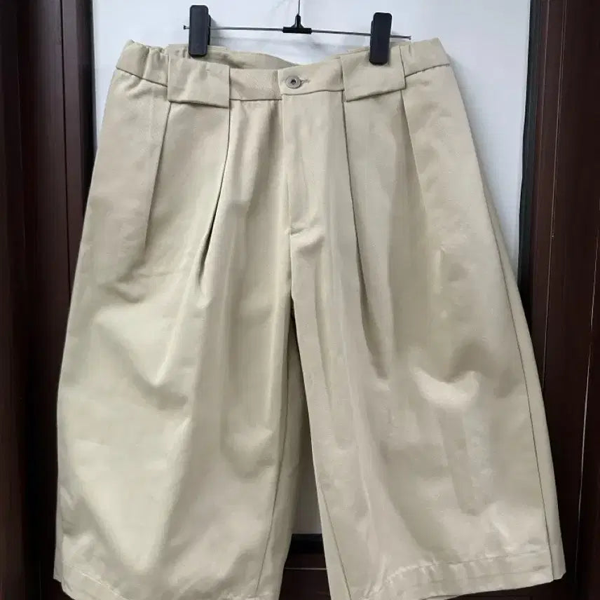 [BUNJANG] Sideservice Bermuda Shorts Pants Beige / 사이드서비스 버뮤다 쇼츠 팬츠 베이지 sideservice