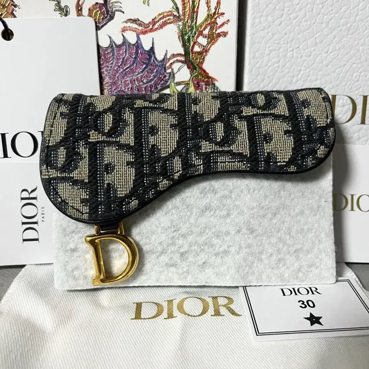 [BUNJANG] Dior Oblique Saddle Card Wallet / [새상품급] 디올 오블리크 새들 카드지갑