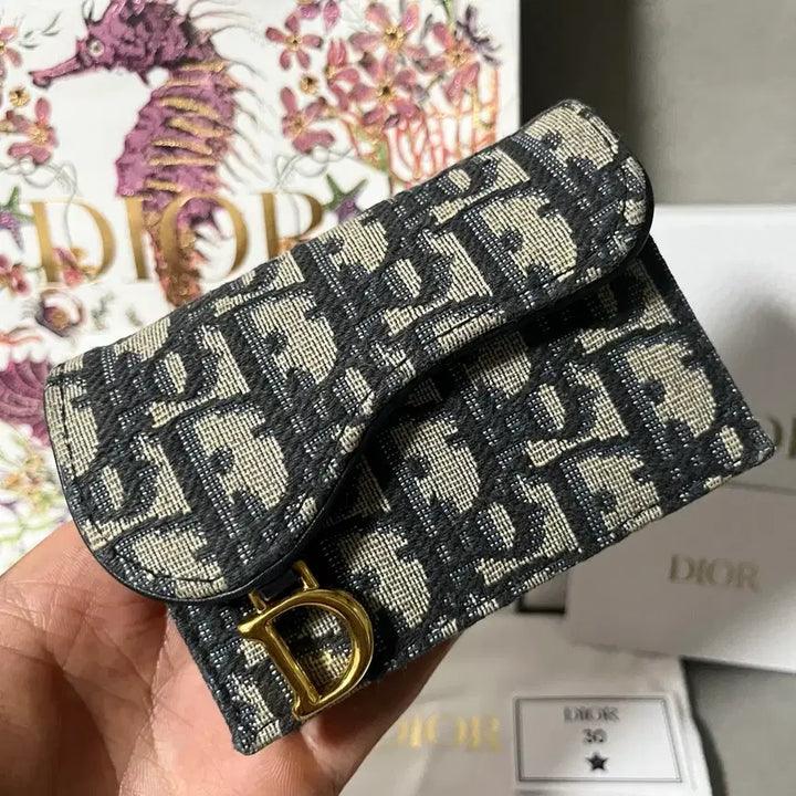 [BUNJANG] Dior Oblique Saddle Card Wallet / [새상품급] 디올 오블리크 새들 카드지갑
