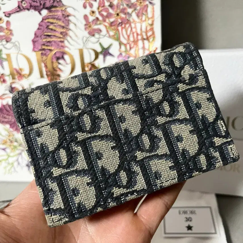 [BUNJANG] Dior Oblique Saddle Card Wallet / [새상품급] 디올 오블리크 새들 카드지갑