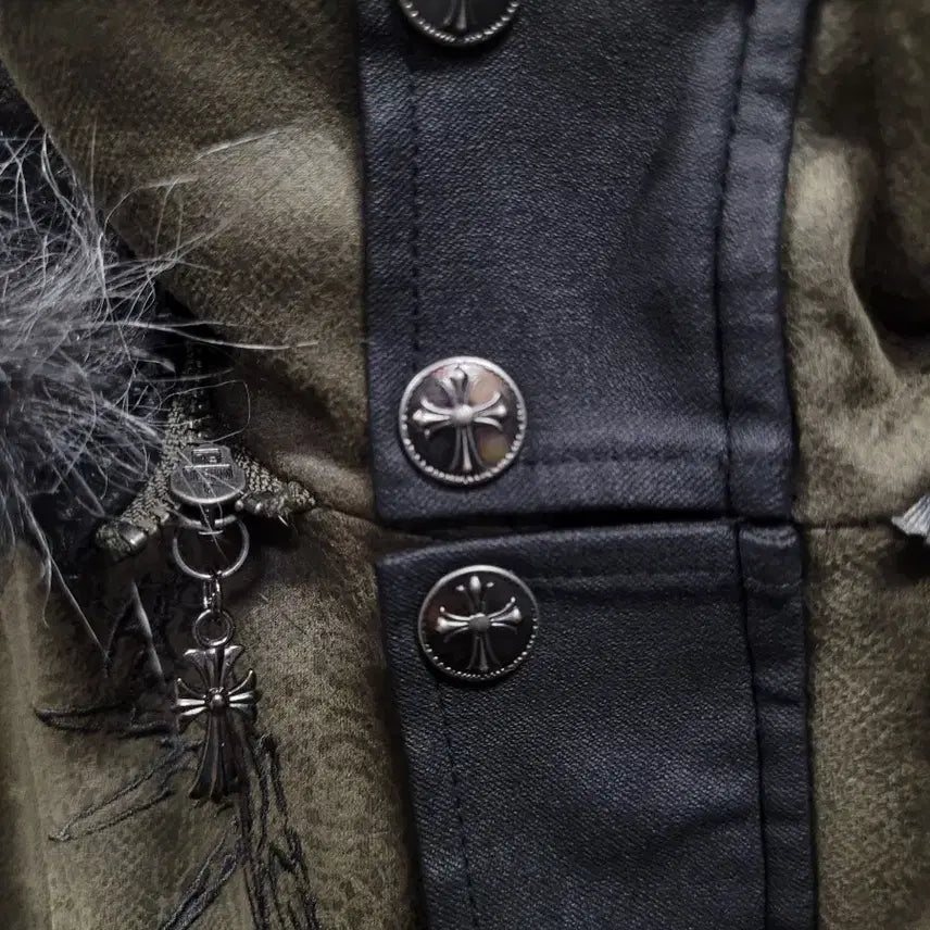 [BUNJANG] Ozz Croce Ozzon Gothic Punk Archive Coat / 오즈크로스 오즈온 고딕 펑크 아카이브 코트