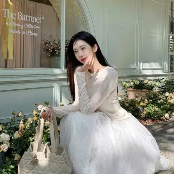 [BUNJANG] IBUVE Swan Dot Tulle Skirt - Size M / 새상품) 이부베 스완 도트 샤 스커트 M 그레이스유