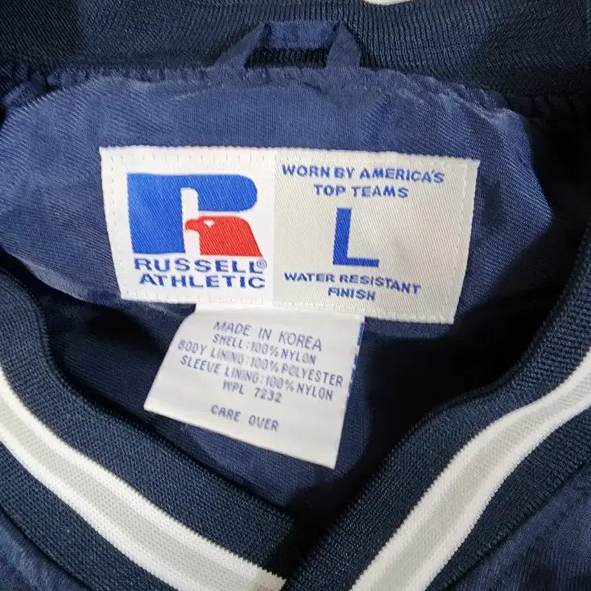 [BUNJANG] Russell Athletic Navy Windbreaker Jacket / Russell Athletic 바람막이 네이비 L 사이즈