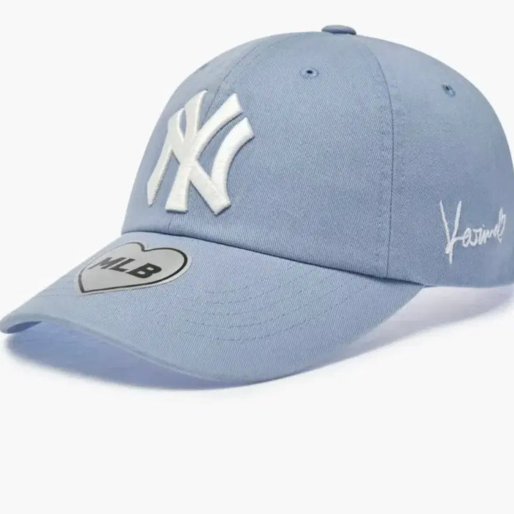 [BUNJANG] Karina MLB New York Yankees Sky Blue Ball Cap / 카리나 MLB 뉴욕 양키스 볼캡 하늘색(택포)