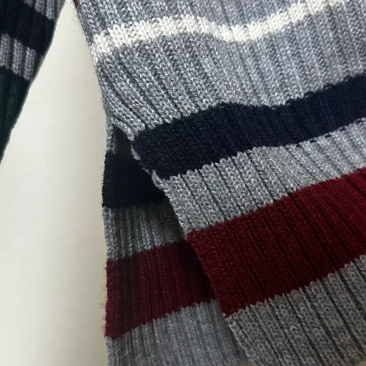 [BUNJANG] Romantic Crown Stripe Knitwear Gray / (새상품)로맨틱크라운 스프라이트 니트 웨어 그레이