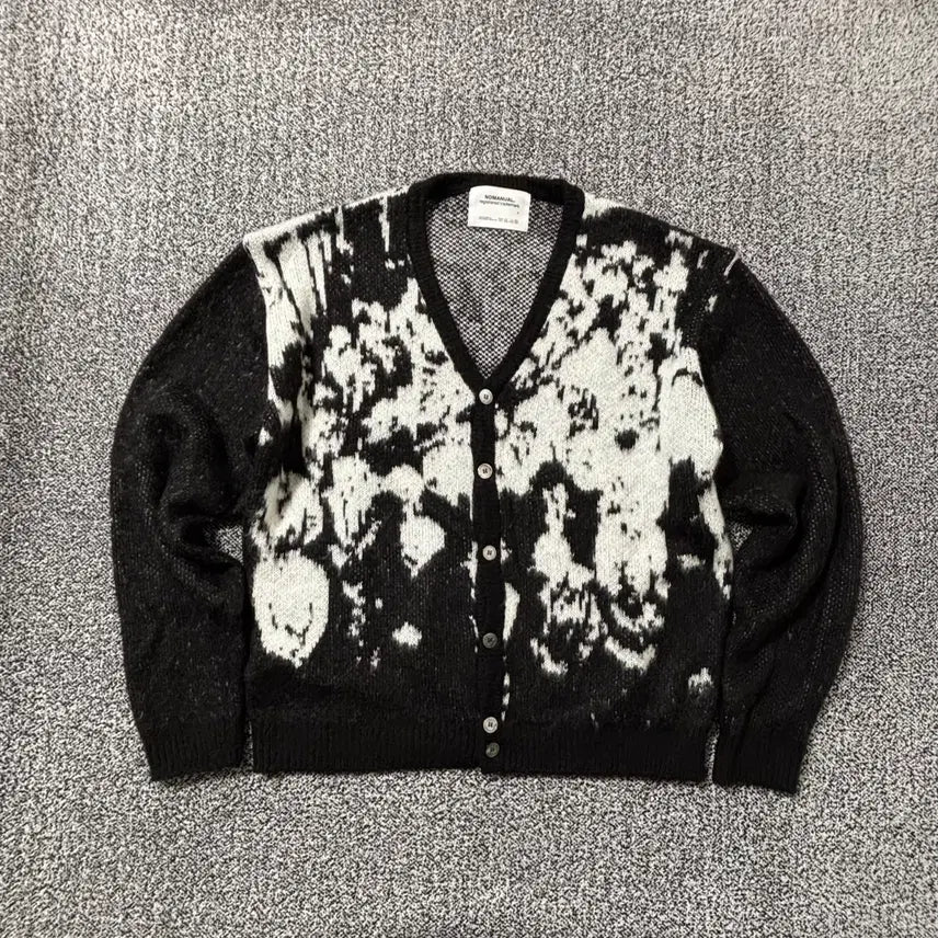 [BUNJANG] No.Manual Do Eun-ho Worn Hairy Cardigan / 빈티지9. 노매뉴얼 PPS 헤어리 가디건 플레이브 도은호 착용